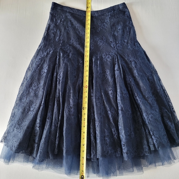 ANTHROPOLOGIE never worn, without tags, lacy, tulle, long skirt.  Size: M - Picture 6 of 16